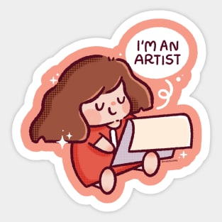 I'm An Artist Sticker